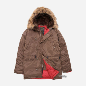 Парка Alpha Industries Slim Fit N-3B Parka XS Brown/Red