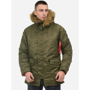 Парку Alpha Industries Slim Fit N-3B Parka XL Vintage Olive надійний