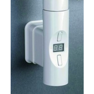 купить Тэн электрический для полотенцесушителя Heatpol H+E O с скрытым подключением, регулятором, белый (white) 1200 Вт