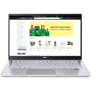 Ноутбук Acer Swift 3 SF314-43-R4HP (NX.AB1EU.006) Pure Silver ТОП в Черкассах