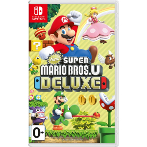 Гра New Super Mario Bros. U Deluxe для Nintendo Switch (Картридж, English version) (45496423810) краща модель в Черкасах