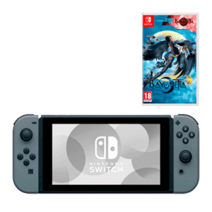 Набір Консоль Nintendo Switch HAC-001(-01) Grey 32GB Новий + Гра Bayonetta + Bayonetta 2 Англійська Версія Nintendo Switch Новий