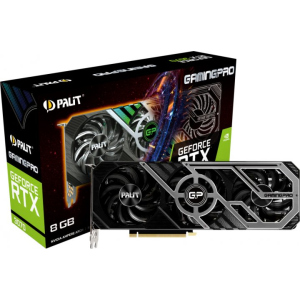 Відеокарта GF RTX 3070 8GB GDDR6 GamingPro V1 Palit (NE63070019P2-1041A) (LHR) ТОП в Черкасах