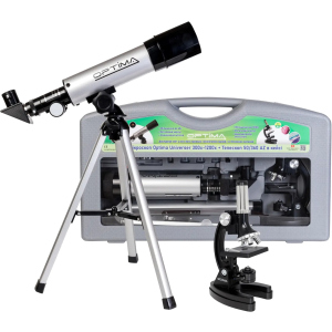Микроскоп Optima Universer 300x-1200x + Телескоп 50/360 AZ в кейсе (928587)