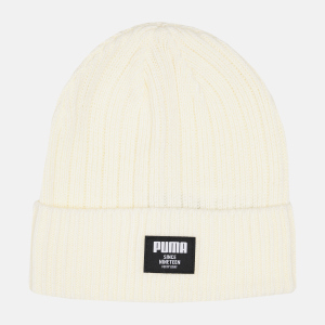 Шапка Puma Ribbed Classic Beanie 2283108 Слонова кістка (4064533034150) в Черкасах