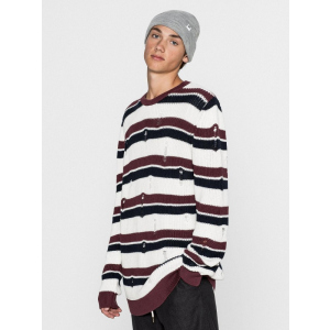 Джемпер Pull & Bear XAZ177077WAUC M Белый в темно-синюю полоску коричневый (DD8000003776775) в Черкассах