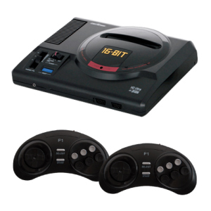 Консоль Retro Genesis Mega Drive 16 Bit HD Classic + 225 Встроенных Игр Black Новый надежный