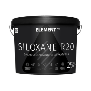 Фасадна штукатурка ELEMENT PRO SILOXANE R20 25 кг Прозора в Черкасах