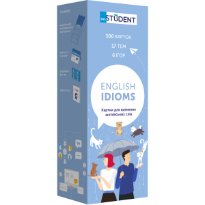 Картки для вивчення англійської English Student English Idioms (9786177702312) краща модель в Черкасах