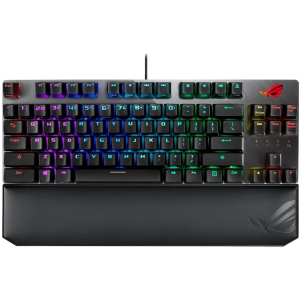 Клавиатура проводная Asus ROG Strix Scope TKL Deluxe Cherry MX Silent Red RGB USB (90MP00N5-BKRA00) ТОП в Черкассах