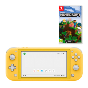 Набір Консоль Nintendo Switch Lite 32GB Yellow Новий + Гра Minecraft Nintendo Switch Російська Озвучка Новий ТОП в Черкасах