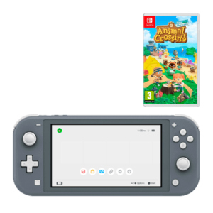 Набір Консоль Nintendo Switch Lite 32GB Grey Новий + Гра Nintendo Animal Crossing: New Horizons Switch Російська Озвучка Новий рейтинг