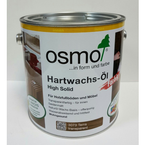 Масло с твердым воском цветное прозрачное OSMO HARTWACHS-ÖL Farbig 3073 - (терра) 2.5 л. в Черкассах