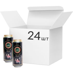 Упаковка пива Eichbaum Premium Schwarzbier темное фильтрованное 4.9% 0.5 л х 24 шт (4054500113773) в Черкассах