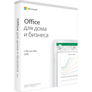 Microsoft Office Для дому та бізнесу 2019 для 1 ПК P6 (з Windows 10) або Mac (FPP - коробкова версія, російська мова) (T5D-03363) ТОП в Черкасах
