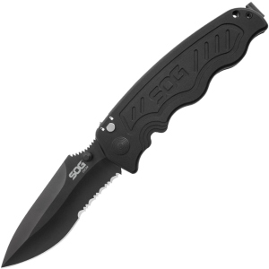 Кишеньковий ніж SOG Zoom Serr ZM1016-BX Black рейтинг