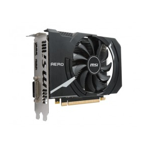 Видеокарта MSI GeForce GTX1050TI 4GB AERO ITX OC V1 (GF GTX 1050 Ti AERO ITX4)