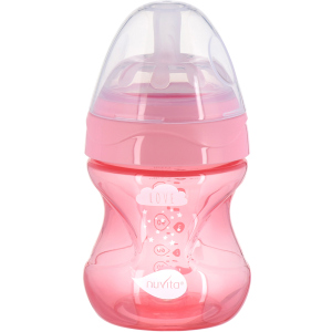 Детская Антиколиковая бутылочка для кормления Nuvita Mimic Cool 150 мл Розовая (NV6012PINK) ТОП в Черкассах
