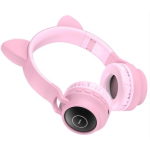 Навушники бездротові Hoco W27 Cat ear pink ТОП в Черкасах