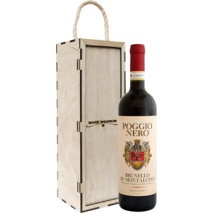 Вино Mare Magnum Brunello di Montalcino Poggio Nero червоне сухе 0.75 л 15% у подарунковій коробці (8009307501205)