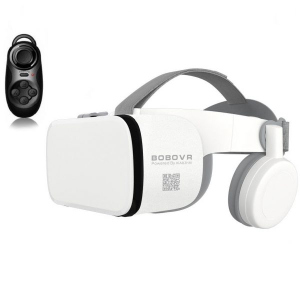 Окуляри віртуальної реальності Bobo VR Z6 + пульт+навушники Bluetooth 110 ° White ТОП в Черкасах