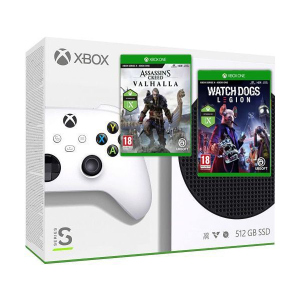 Microsoft Xbox Series S 512Gb + Assassin’s Creed Valhalla\Вальгалла + Watch Dogs: Legion (русские версии) надежный