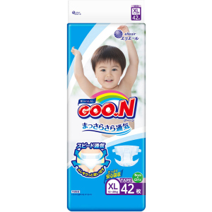 купить Подгузники на липучках GOO.N Big XL 12-20 кг унисекс 42 шт (843132) (4902011856248)