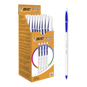 Набір кулькових ручок BIC Cristal Up Синій 1.2 мм 20 шт (3086123494725) ТОП в Черкасах