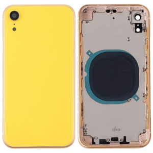 хороша модель Кришка задня iPhone XR із рамкою Yellow Copy