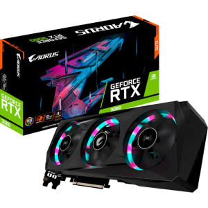 LHR! Видеокарта AORUS GeForce RTX 3060 Elite 12G LHR Rev2.0 (GV-N3060AORUS E-12GD REV.2.0) Gigabyte лучшая модель в Черкассах