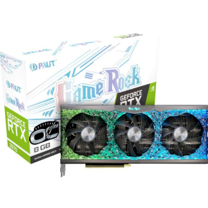 Відеокарта PALIT GeForce RTX 3070 GameRock OC (NE63070H19P2-1040G) краща модель в Черкасах