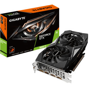 Відеокарта Gigabyte GeForce GTX1660 Ti 6144Mb (GV-N166TD6-6GD) краща модель в Черкасах