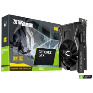 Відеокарта Zotac GeForce GTX1650 4096Mb OC D6 (ZT-T16520F-10L) рейтинг