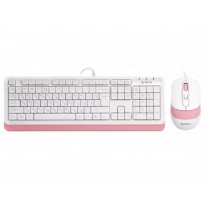 Комплект A4Tech F1010 Pink краща модель в Черкасах