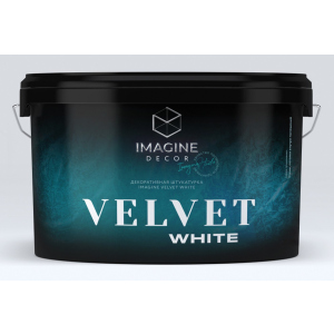 Перламутрова штукатурка фактурна Imagine Decor "Velvet White" 1 кг в Черкасах