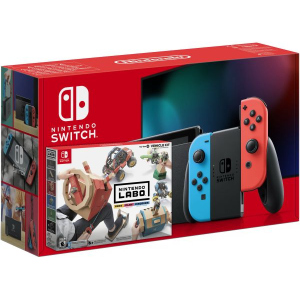 Nintendo Switch Neon Blue-Red (Upgraded version) + Nintendo Labo: Vehicle Kit в Черкасах