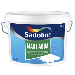 Шпатлевка акриловая SADOLIN MAXI AQUA влагостойкая голубая 10л лучшая модель в Черкассах