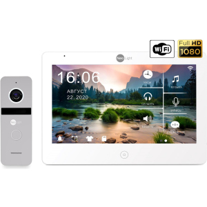 Комплект видеодомофона NeoLight Mezzo HD WF и Solo FHD Silver в Черкассах