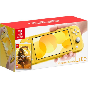 Nintendo Switch Lite Yellow + Гра Mortal Kombat 11 (російська версія) краща модель в Черкасах