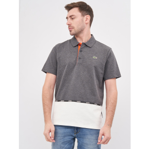 Поло Lacoste YH1539-H17 M (T4) Gray/White (3614039997339) в Черкасах