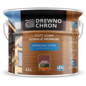 Плёнкообразующая пропитка Drewnochron Impregnat Extra Японская вишня 2.5 л (DN-364416) лучшая модель в Черкассах