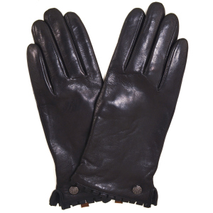 Жіночі рукавички шкіряні Sergio Torri 580 ш6.5 Чорні (2000000021621) в Черкасах