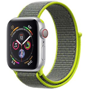 Ремінець Promate Fibro-42 для Apple Watch 42-44 мм 1/2/3/4/5/6/SE Green (fibro-42.green) краща модель в Черкасах