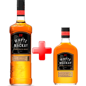 Віскі Whyte&amp;Mackay 1 л 40% + Віскі Whyte&amp;Mackay 0.35 л 40% (5010196348263) краща модель в Черкасах