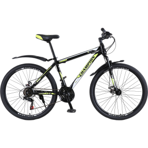 Велосипед Champion Spark 29" 19.5" Black-neon yellow-white (29ChWS21-003251) лучшая модель в Черкассах