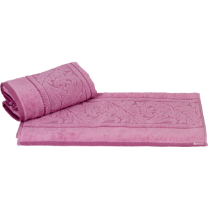 Махровое полотенце с жаккардовым бордюром Hobby Sultan 70x140 Pink (8693675947552) лучшая модель в Черкассах