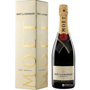 Шампанское Moet & Chandon Brut Imperial белое брют 0.75 л 12% в подарочной упаковке (3185370001233) надежный