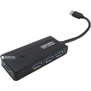 купити USB-хаб STLab USB 3.0 4 порти з БП (U-930)