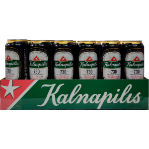 Упаковка пива Kalnapilis 7.30 світле фільтроване 7.3% 0.568 л x 24 шт (4770477223696G) в Черкасах