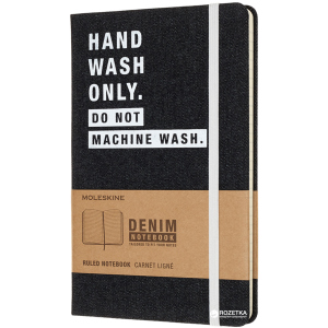 Нотатник Moleskine Denim 13 х 21 см 240 сторінок у лінійку Hand Wash (8058341710739)